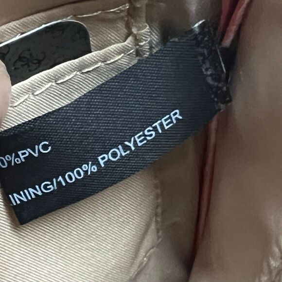 Guess‎ Handbag Women’s Orange Wristlet Spellout Rectangle Wallet Luxury Pumpkin - Picture 9 of 10